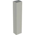 Mueble alto Geberit con una puerta: 36x180cm, Cuerpo y frontal: greige/cubierto mate